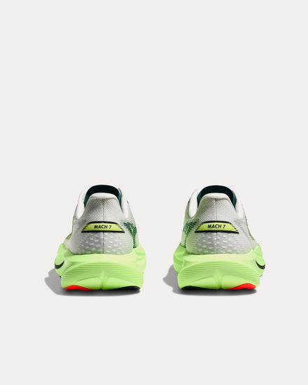 HOKA Mach 7 Frost / Neon Yuzu Running Shoes - 3