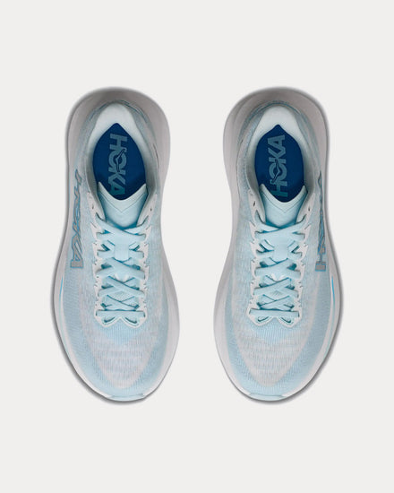 HOKA Mach 7 Glimmering Blue / Frost Running Shoes - 2