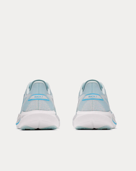 HOKA Mach 7 Glimmering Blue / Frost Running Shoes - 4