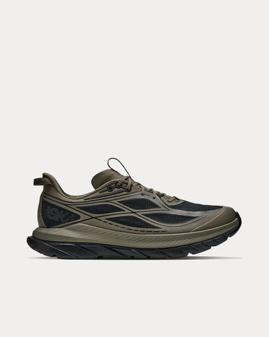 HOKA Mach Remastered Antique Olive / Black Low Top Sneakers