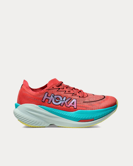 HOKA Mach X 2 Grapefruit / Electric Coral Running Shoes - 1