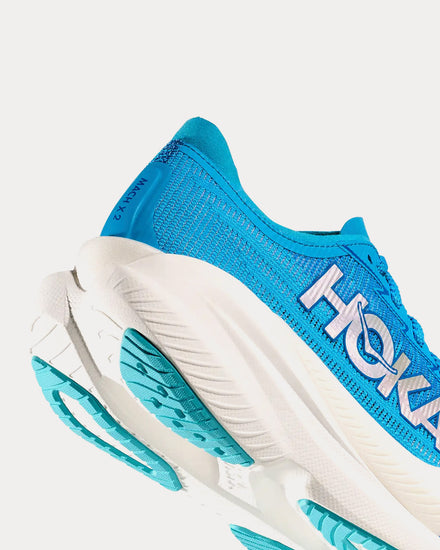 HOKA Mach X 2 Skyward Blue / Electric Cobalt Running Shoes - 4