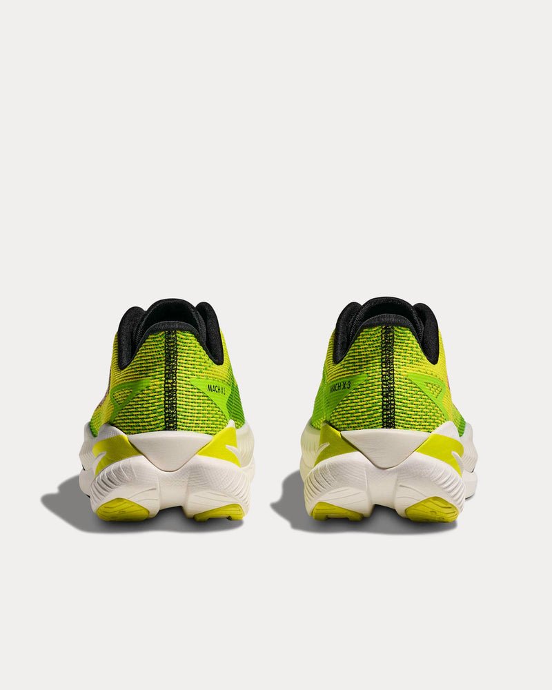 HOKA Mach X 3 Hoka Neon Citrus / Neon Lime Running Shoes - 4