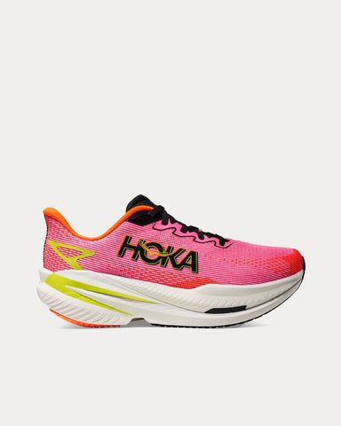 HOKA Mach X 3 Neon Rose / Neon Tangerine Running Shoes