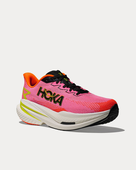 HOKA Mach X 3 Neon Rose / Neon Tangerine Running Shoes - 3