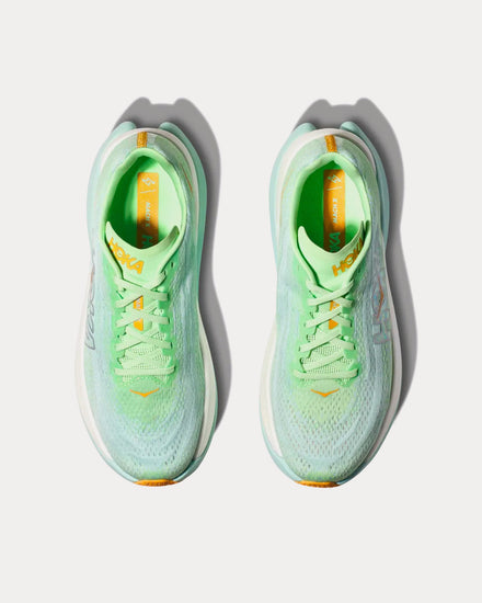 HOKA Mach X Limeglow / Sunlit Ocean Running Shoes - 2