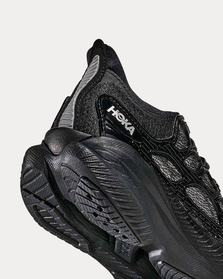 HOKA Mach X Caged Black / Midnight Blue Running Shoes - 5