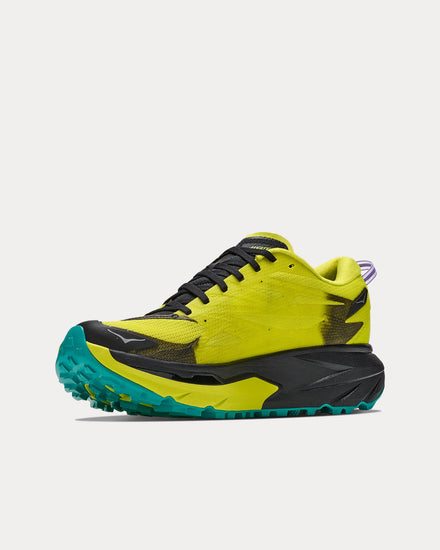 HOKA Mafate 5 Black / Hoka Citrus Running Shoes - 3
