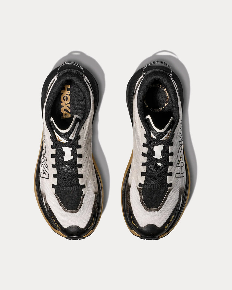 HOKA Mafate 5 Black / Gold Running Shoes - 2