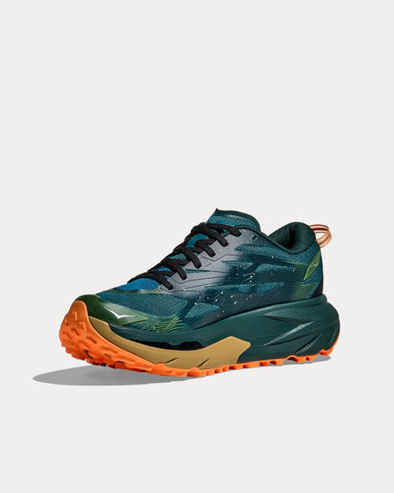 HOKA Mafate 5 Tidal Wave / Mustard Seed Running Shoes - 3