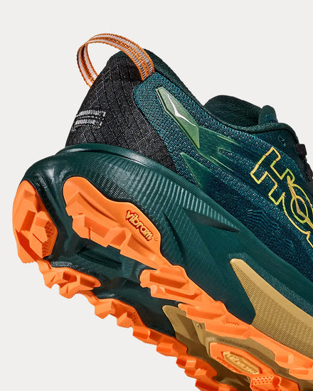 HOKA Mafate 5 Tidal Wave / Mustard Seed Running Shoes - 5