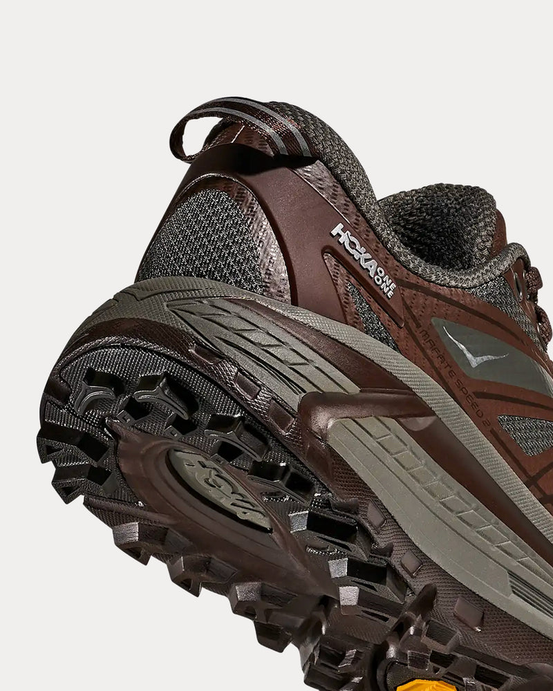 HOKA Unisex Mafate Speed 2 Asphalt Grey / Walnut Running Shoes