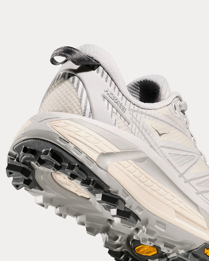 Hoka Mafate Speed 2 Cosmic Grey / Alabaster Running Shoes - 4