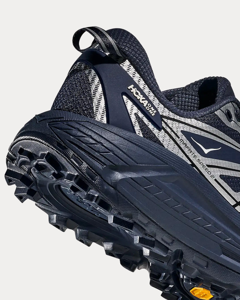 HOKA Mafate Speed 2 Varsity Navy / Silver Running Shoes - 5