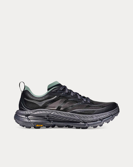 HOKA Mafate Speed 4 Lite Charcoal Grey / Jade Running Shoes - 1