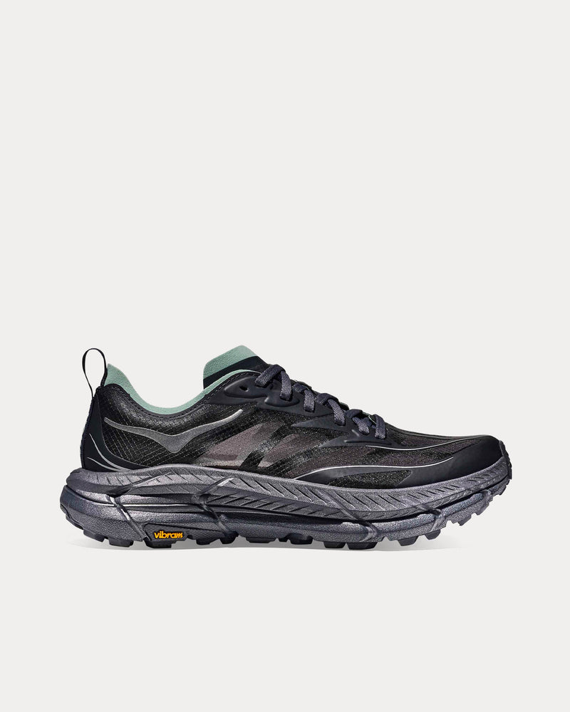 HOKA Mafate Speed 4 Lite Charcoal Grey / Jade Running Shoes - 1