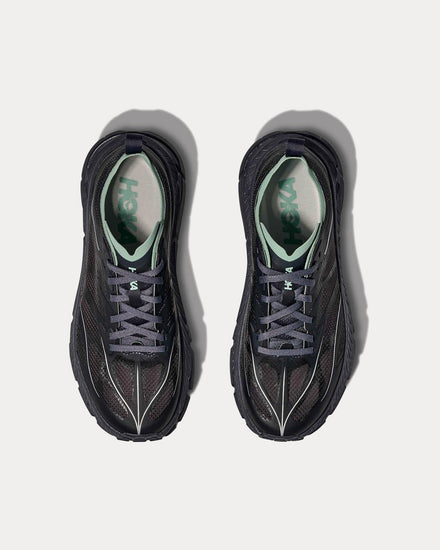 HOKA Mafate Speed 4 Lite Charcoal Grey / Jade Running Shoes - 2