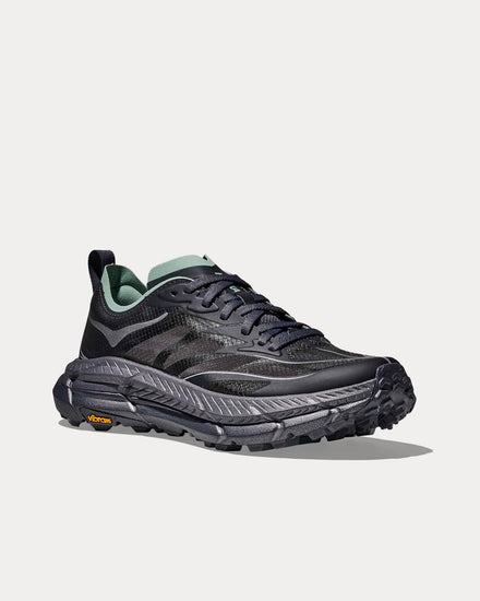 HOKA Mafate Speed 4 Lite Charcoal Grey / Jade Running Shoes - 3