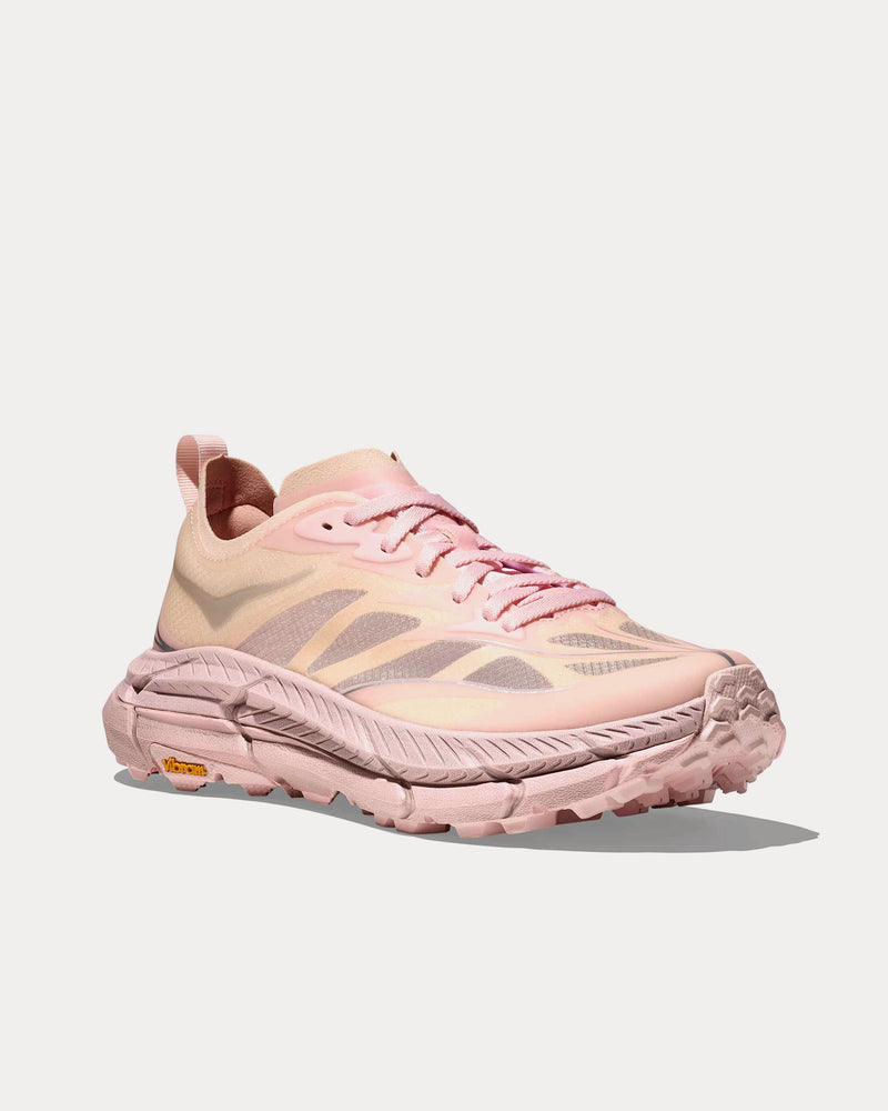 HOKA Mafate Speed 4 Lite Rose Tea / Rose Latte Running Shoes - 3