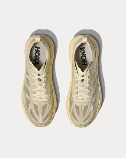 HOKA Mafate Speed 4 Lite Truffle Salt / Vintage Yellow Running Shoes - 2