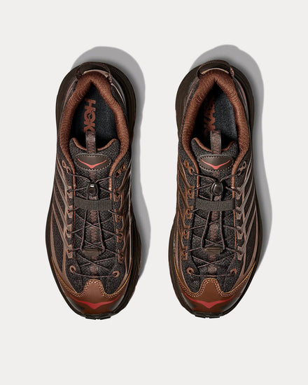 HOKA Mafate Three2 Cast Iron / Mineral Brown Running Shoes - 2