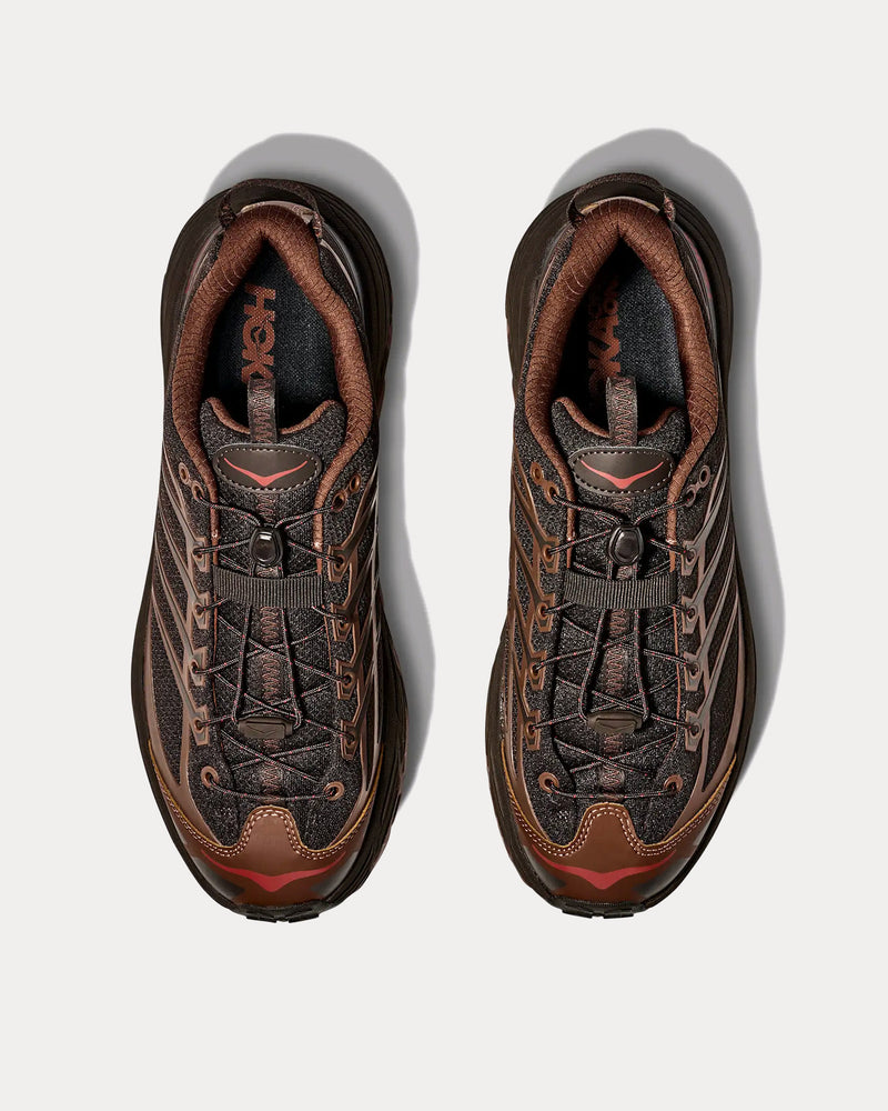 HOKA Mafate Three2 Cast Iron / Mineral Brown Running Shoes - 2