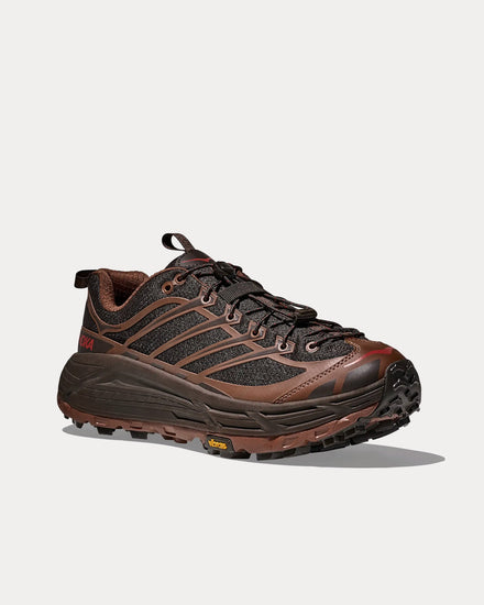 HOKA Mafate Three2 Cast Iron / Mineral Brown Running Shoes - 3