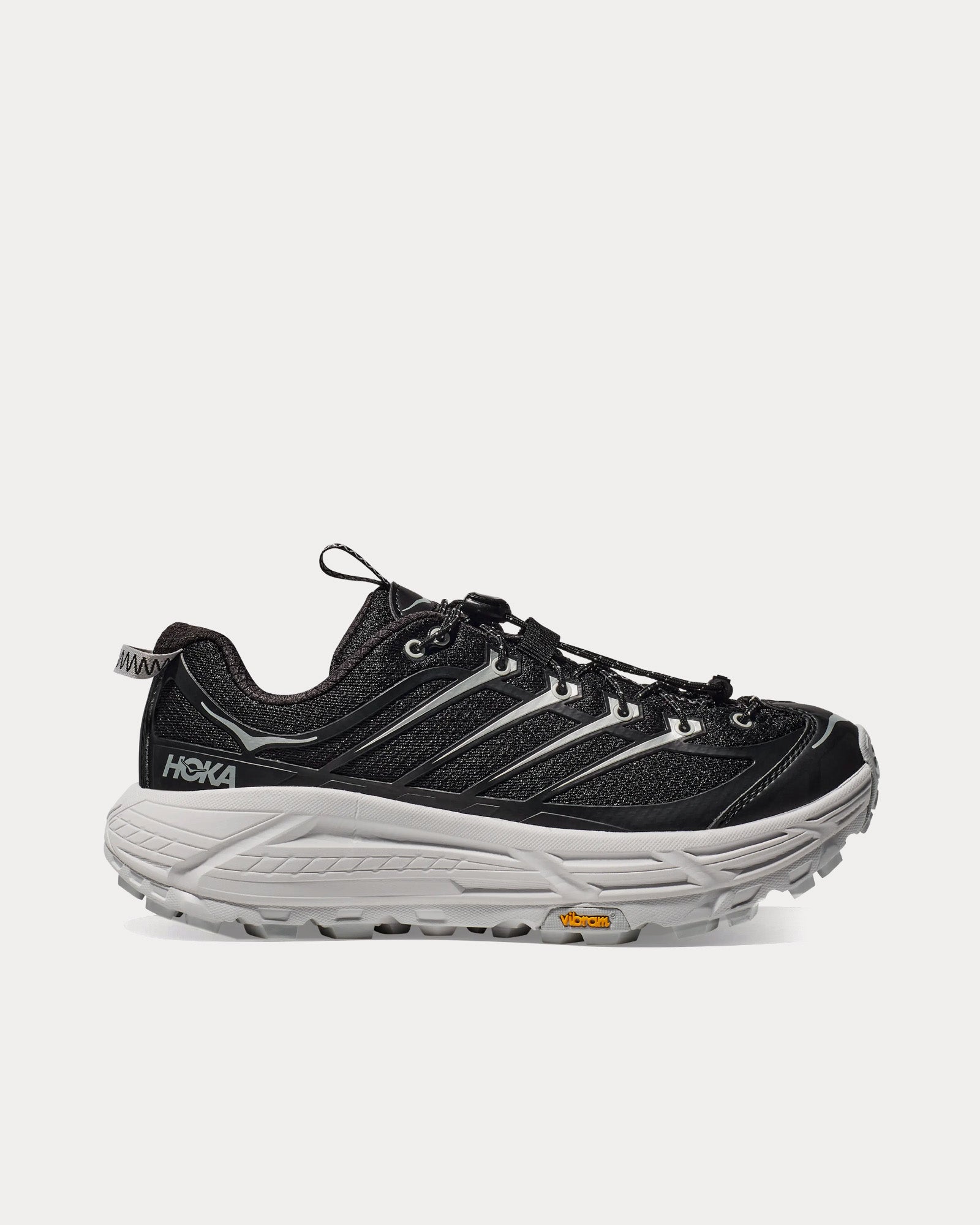 Hoka Unisex Mafate Three2 Black / Cosmic Grey Running Shoes