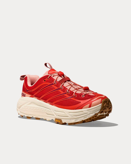 HOKA Mafate Three2 Tomato / Vermillion Running Shoes - 3
