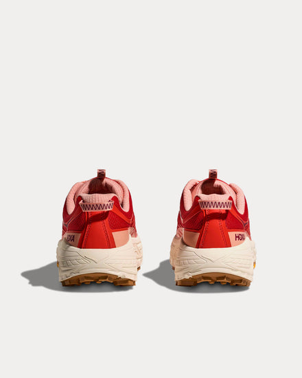 HOKA Mafate Three2 Tomato / Vermillion Running Shoes - 4