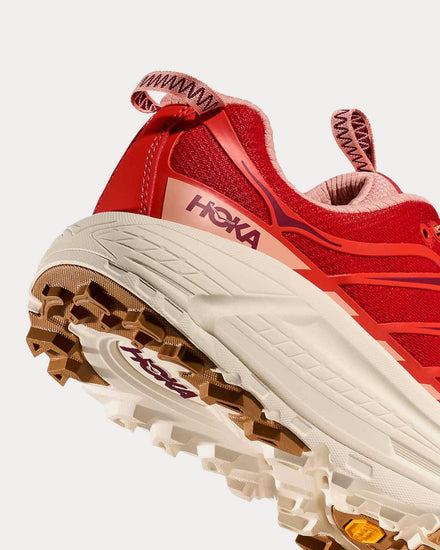 HOKA Mafate Three2 Tomato / Vermillion Running Shoes - 5