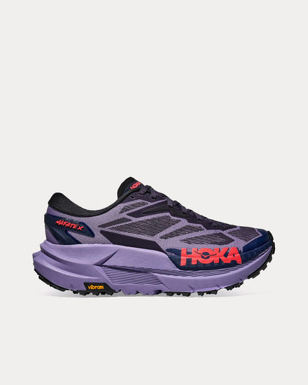 HOKA Mafate X Berry Jam / Squid Ink Running Shoes - 1