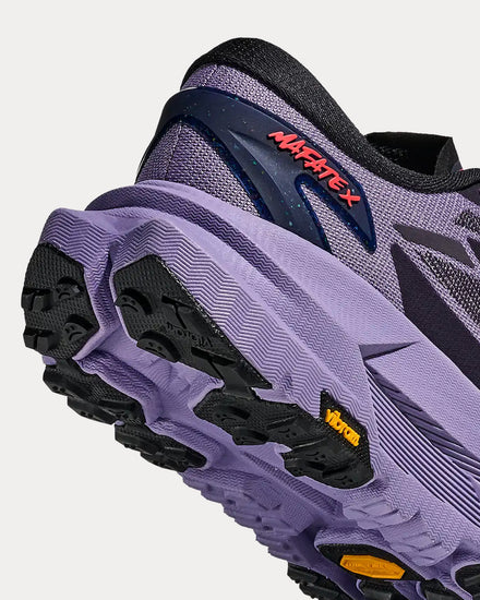 HOKA Mafate X Berry Jam / Squid Ink Running Shoes - 5