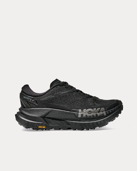 HOKA Mafate X Black / Satellite Grey Running Shoes - 1