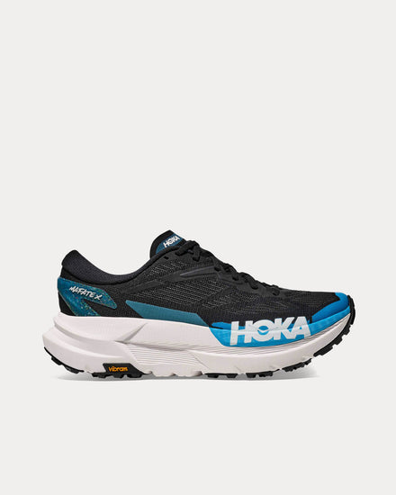 HOKA Mafate X Black / Skyward Blue Running Shoes - 1