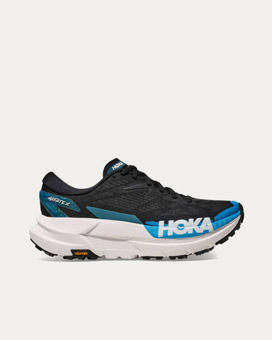 HOKA Mafate X Black / Skyward Blue Running Shoes