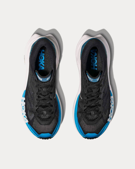 HOKA Mafate X Black / Skyward Blue Running Shoes - 2
