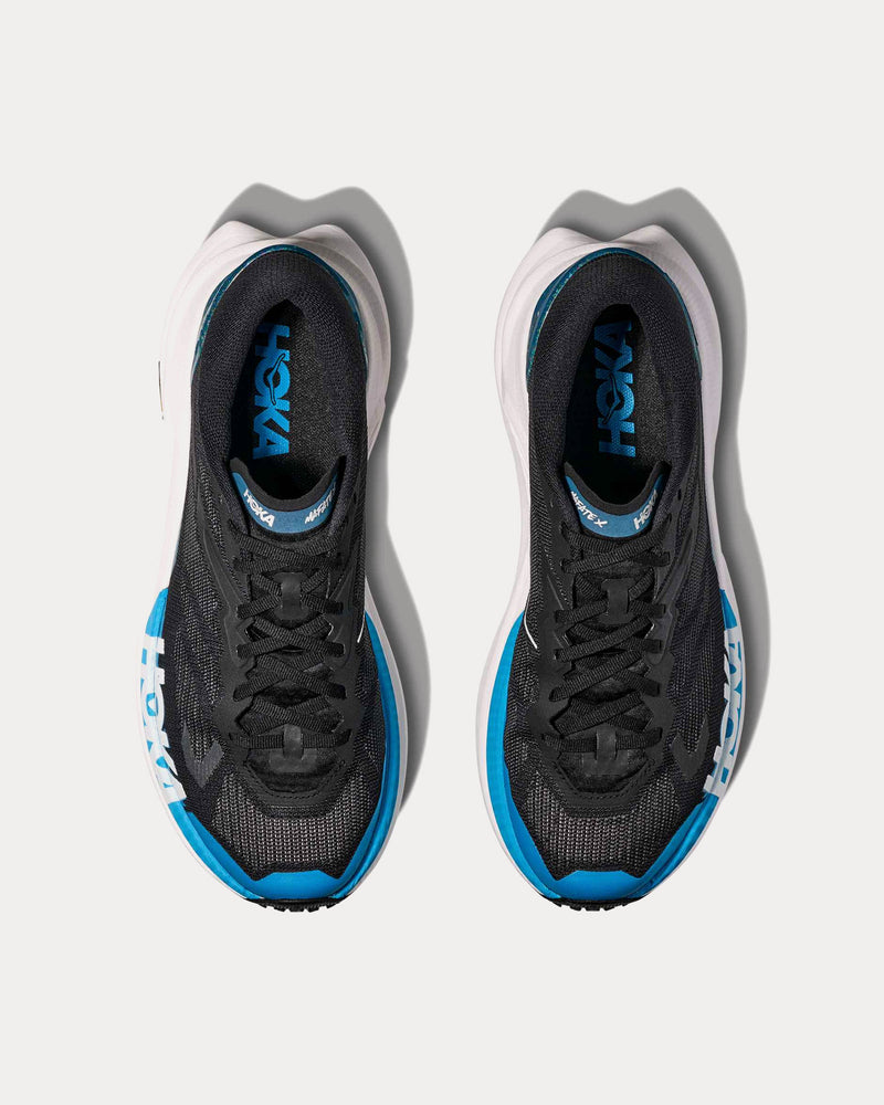 HOKA Mafate X Black / Skyward Blue Running Shoes - 2