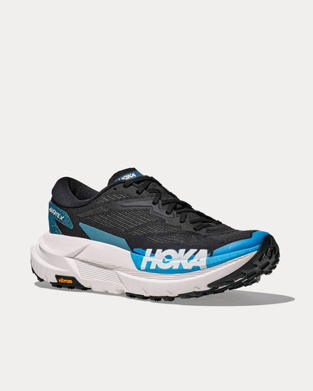 HOKA Mafate X Black / Skyward Blue Running Shoes - 3