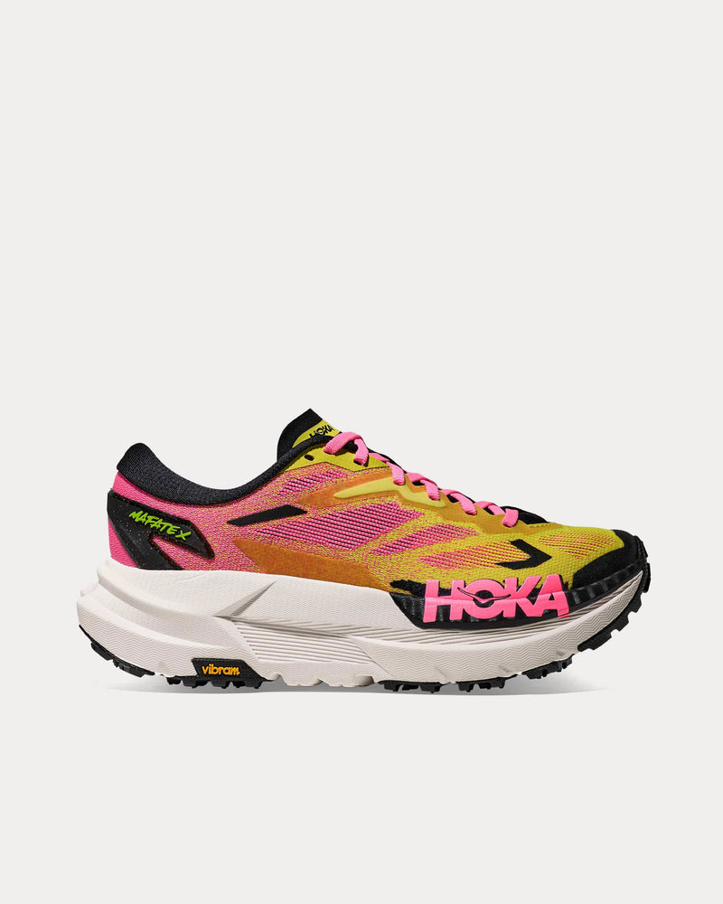 HOKA Mafate X Hoka Neon Citrus / Neon Rose Running Shoes - 1