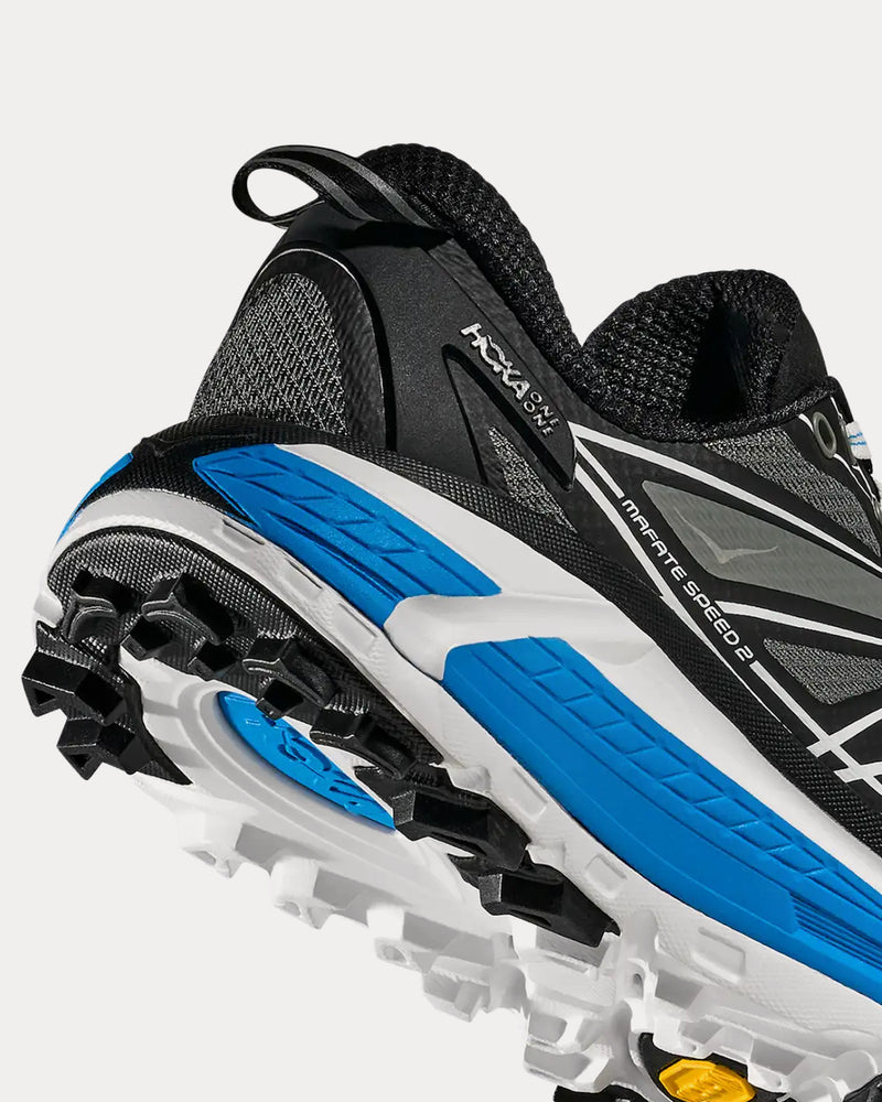 Hoka Mafate Speed 2 Black / White Running Shoes - 5