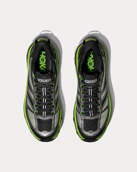 HOKA Mafate Speed 2 Black / Electric Green Running Shoes - 2