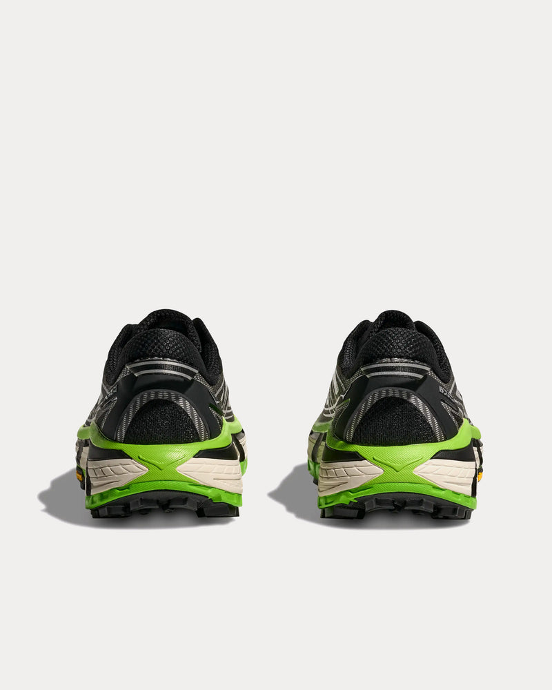 Hoka Mafate Speed 2 Black / Electric Green Running Shoes - 4