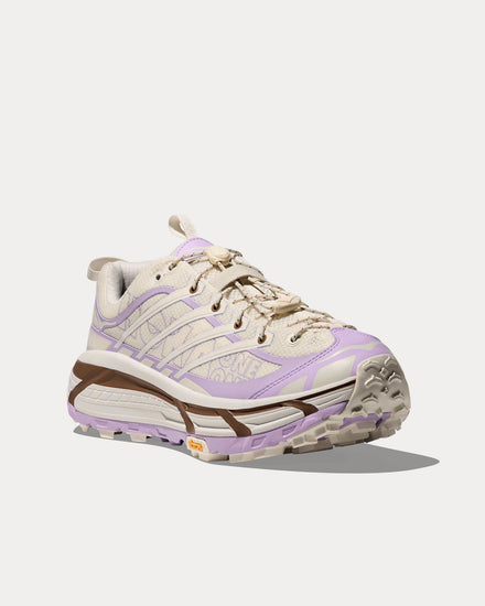 HOKA Mafate Three2 Alabaster / Iris Flower Running Shoes - 3