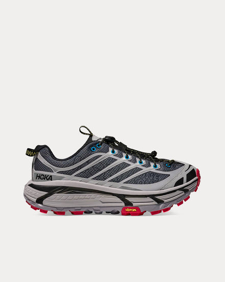 HOKA Mafate Three2 Ash Grey / Outer Orbit Running Shoes - 1