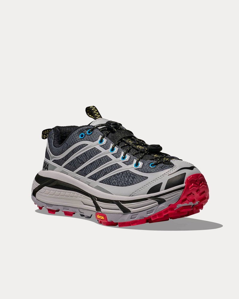 HOKA Mafate Three2 Ash Grey / Outer Orbit Running Shoes - 3