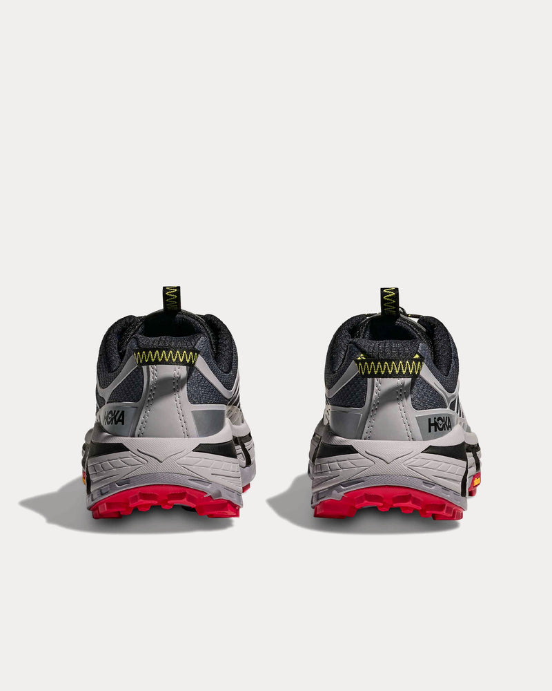 HOKA Mafate Three2 Ash Grey / Outer Orbit Running Shoes - 4