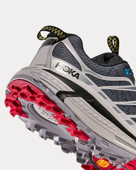 HOKA Mafate Three2 Ash Grey / Outer Orbit Running Shoes - 5