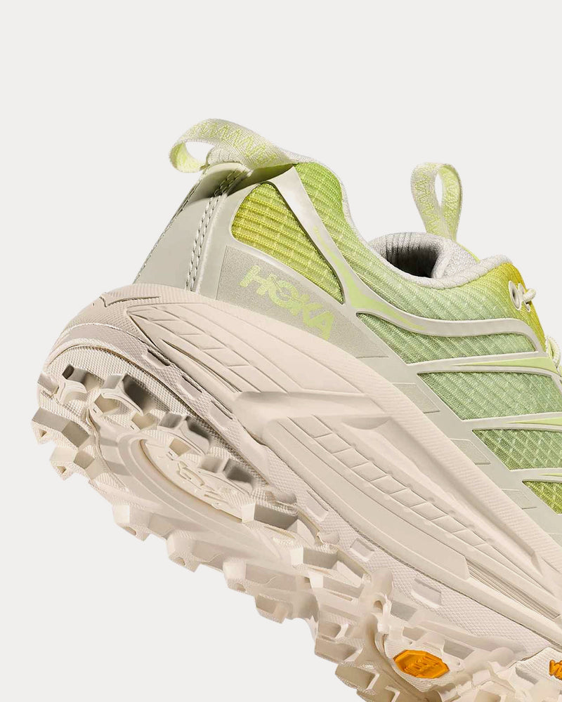 HOKA Mafate Three2 Truffle Salt / Sour Lemon Running Shoes - 5