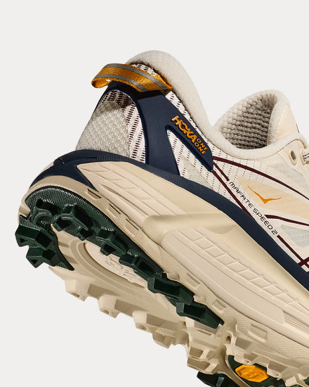 HOKA Mafate Speed 2 Alabaster / Oat Milk Running Shoes - 3